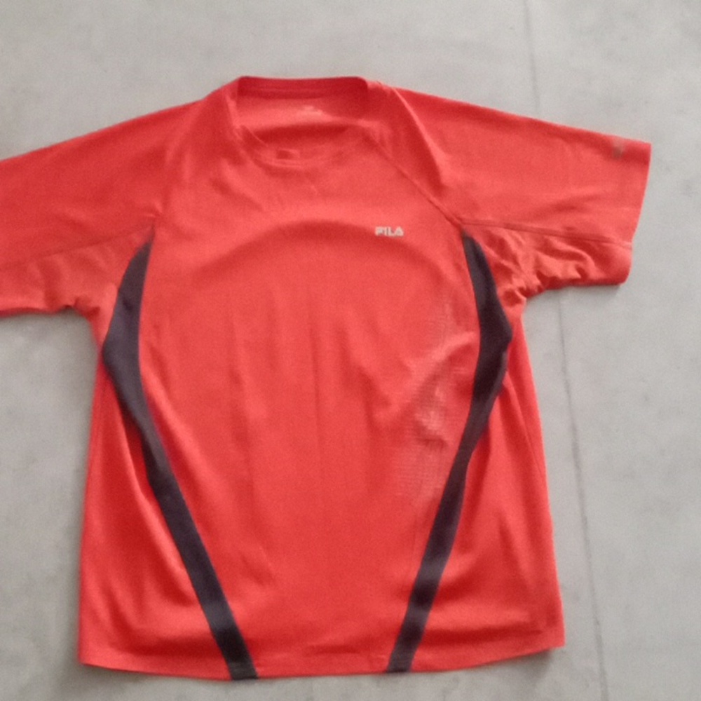Orange Fila Top